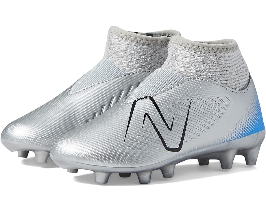 

Кроссовки New Balance Tekela V4 Magique FG, цвет Silver/Bright Lapis