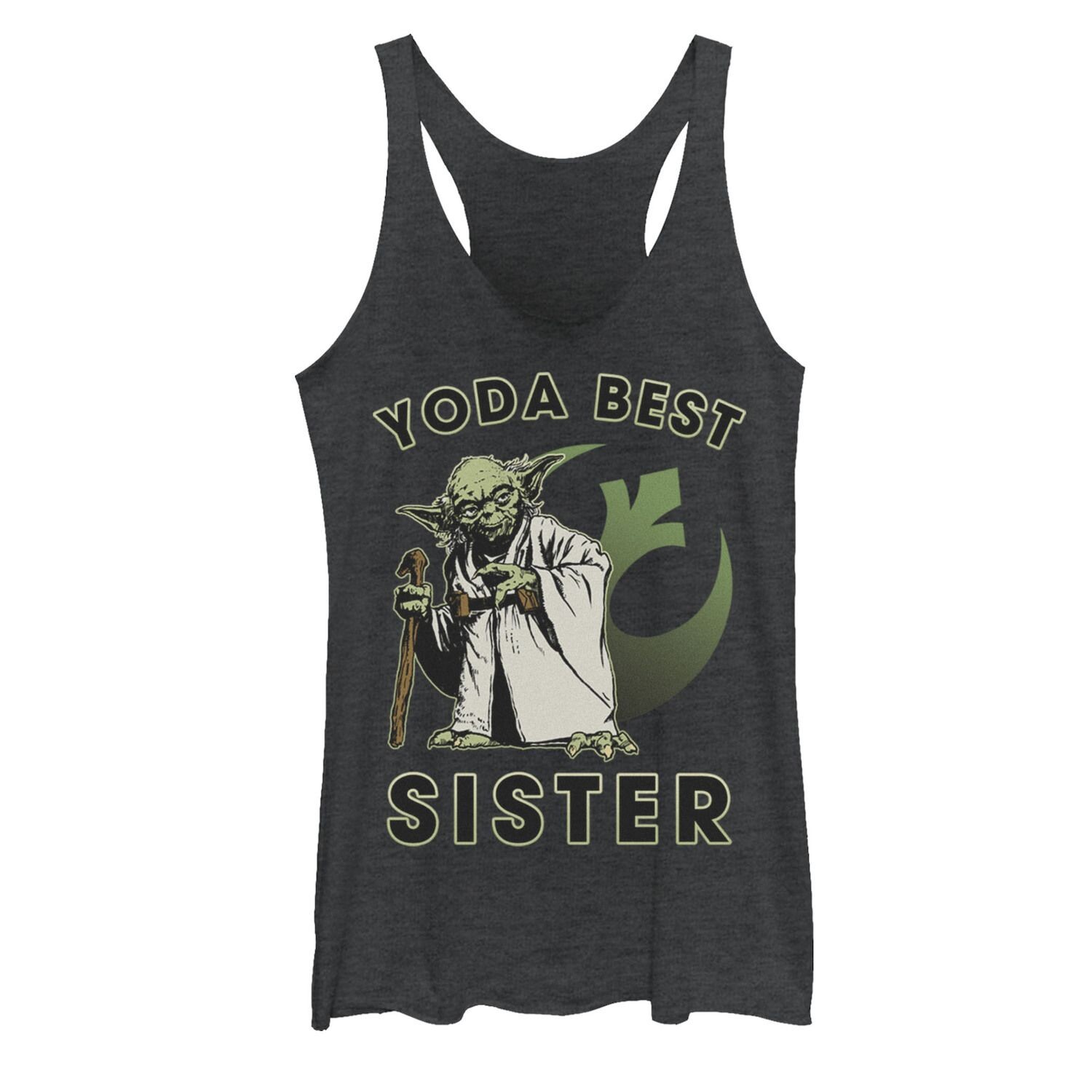 

Детская майка с логотипом Star Wars Yoda Best Sister Rebel Licensed Character