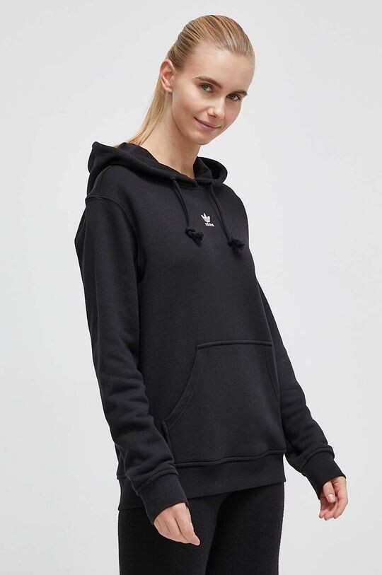 

Хлопковая толстовка adidas Originals, черный