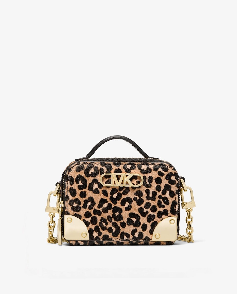 

Маленькая женская сумка через плечо Estelle с леопардовым принтом Michael Michael Kors, мультиколор
