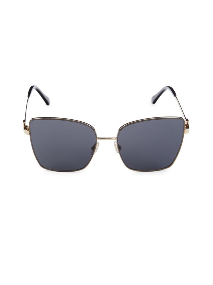 Солнцезащитные очки Vella 59MM с бабочкой Jimmy Choo, черный