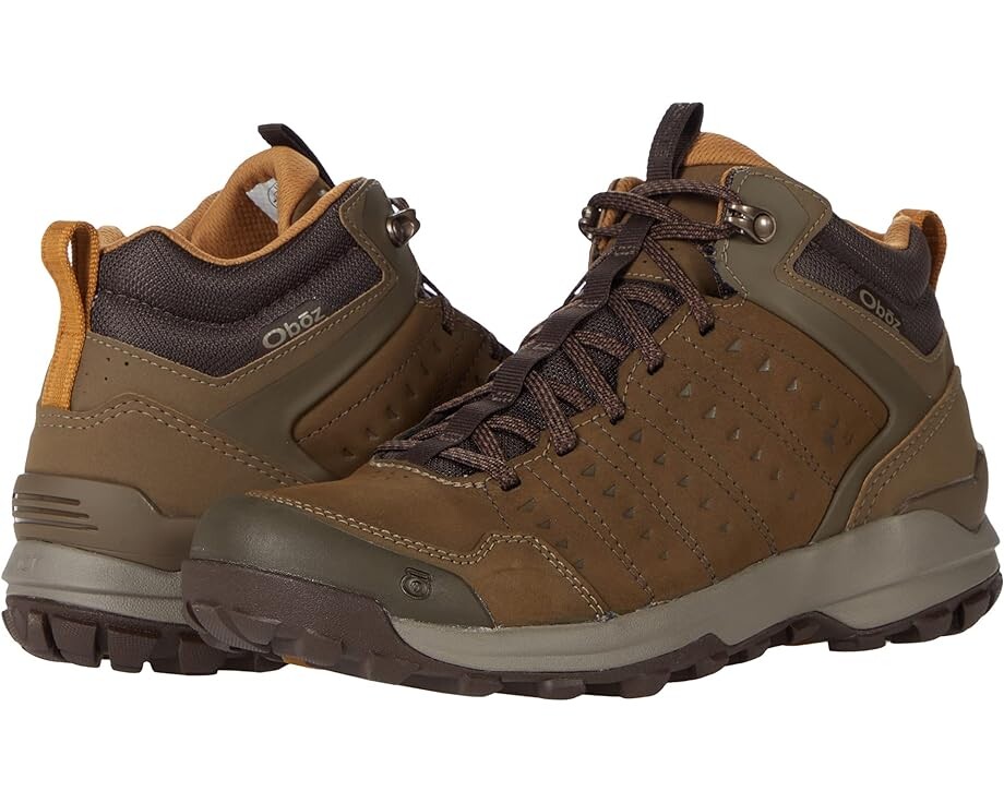 

Походные ботинки Oboz Sypes Mid Leather B-DRY, цвет Cedar Brown