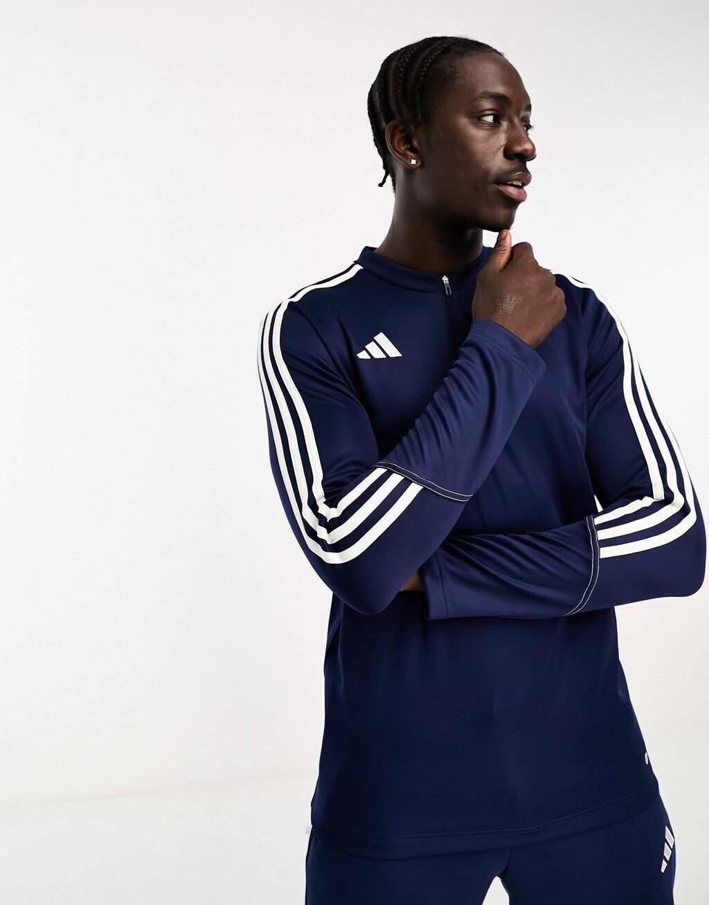 

Темно-синяя спортивная футболка adidas Football Tiro, Синий