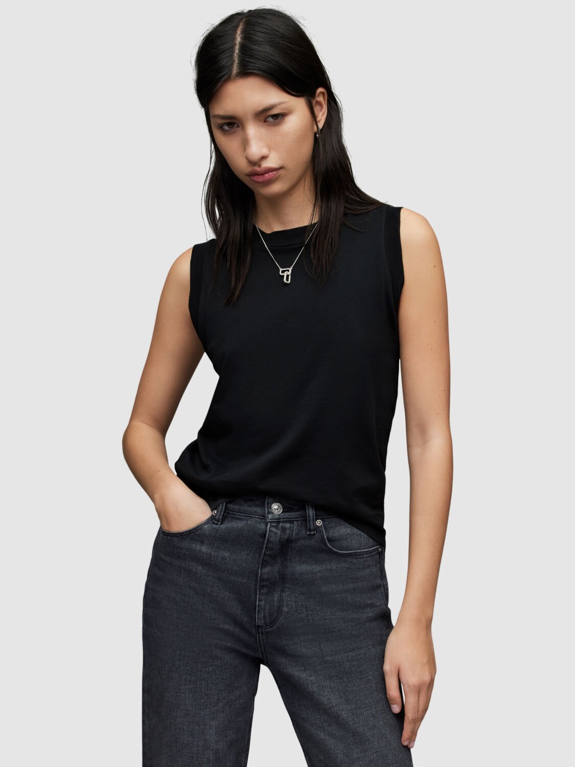 

Майка AllSaints Imogen, черная