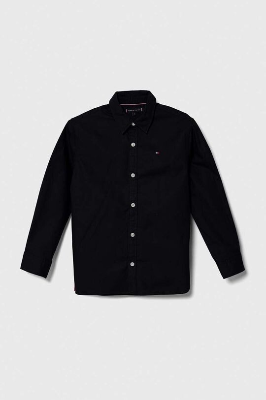

Хлопчатобумажную рубашку Tommy Hilfiger, черный