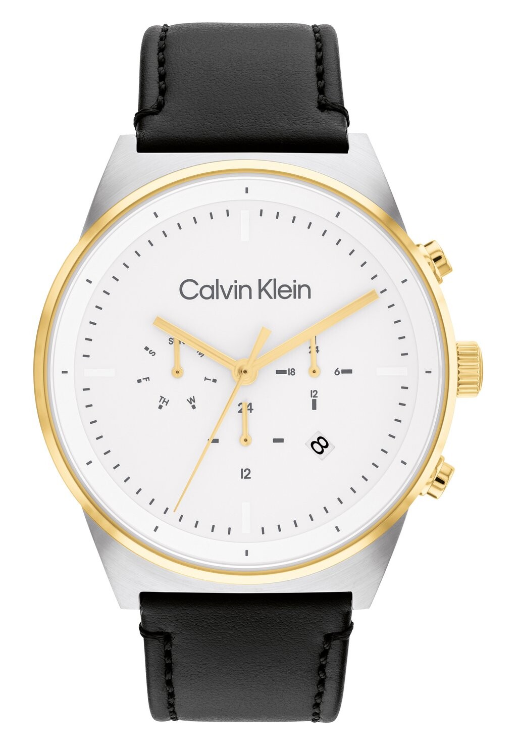 

Часы с хронографом Calvin Klein, серебро