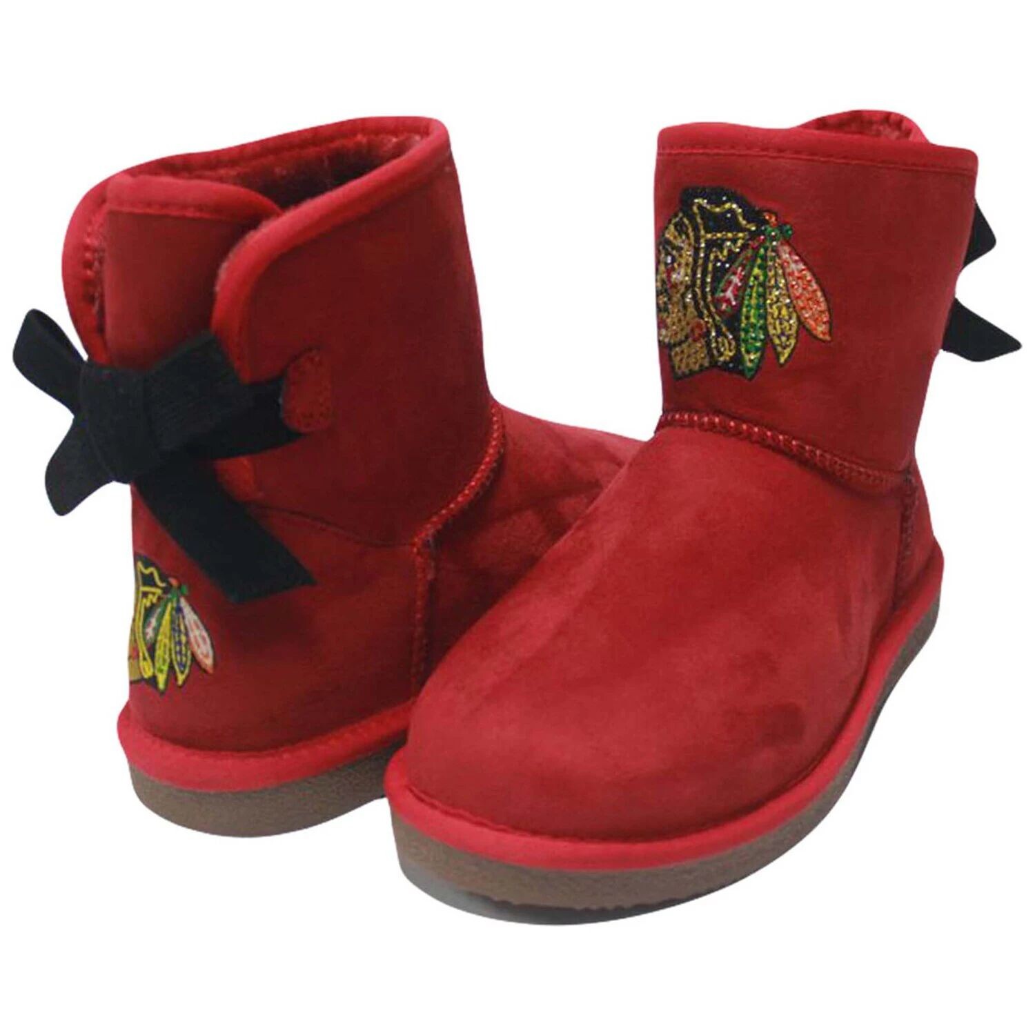 

Женские ботинки Cuce Chicago Blackhawks Low Team с лентой