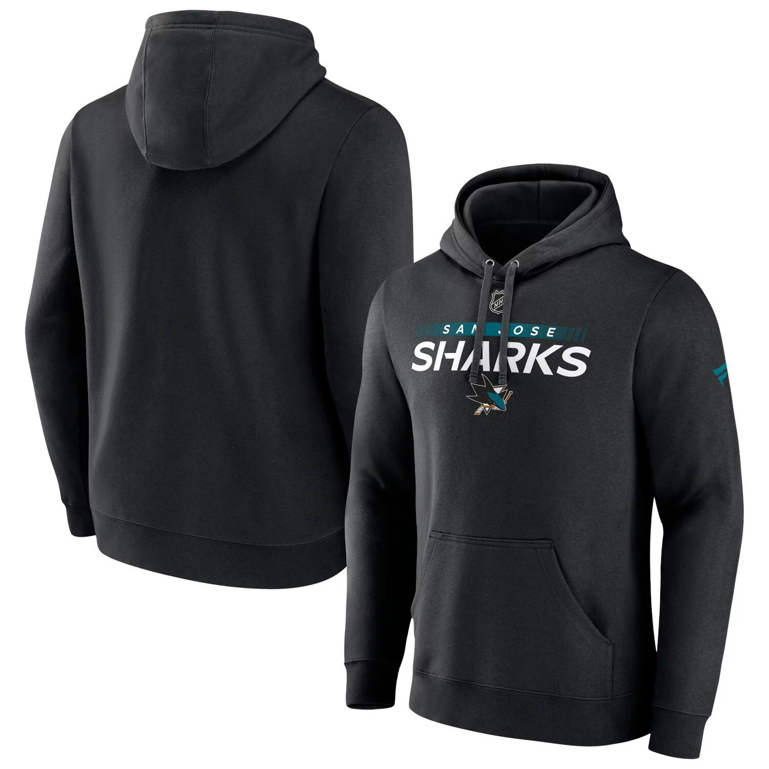 

Мужской черный пуловер с капюшоном Fanatics San Jose Sharks Authentic Pro Core Collection Prime Team