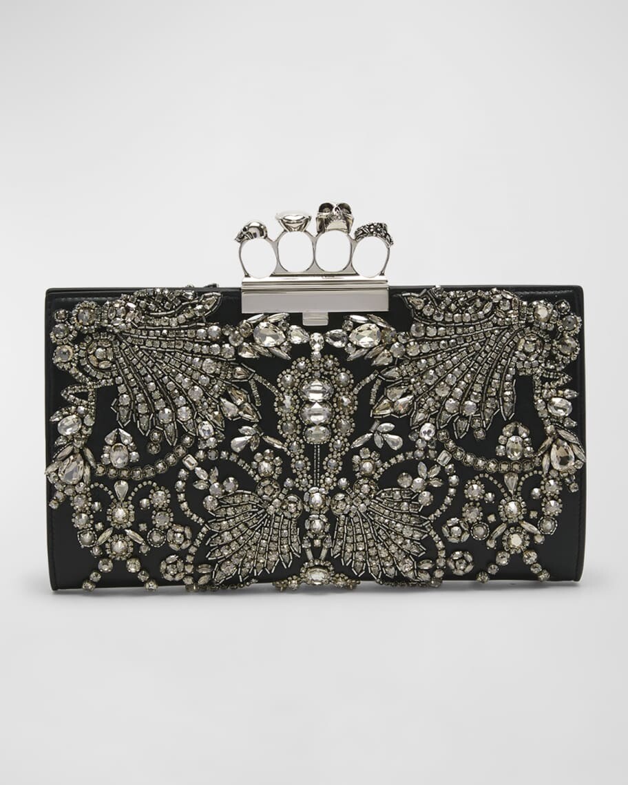 

Клатч Skull Jewel Flat Pouch Alexander McQueen