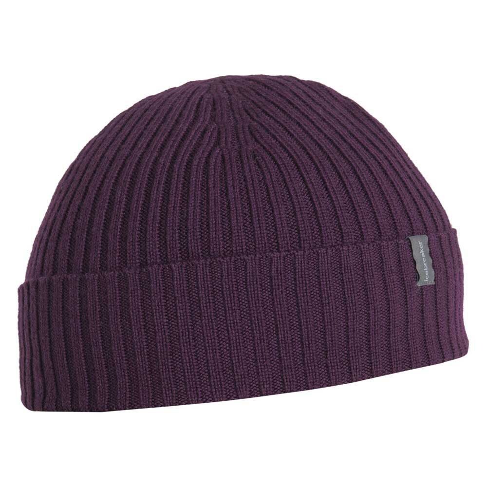 

Шапка Icebreaker Rixdorf Cuff Merino, фиолетовый