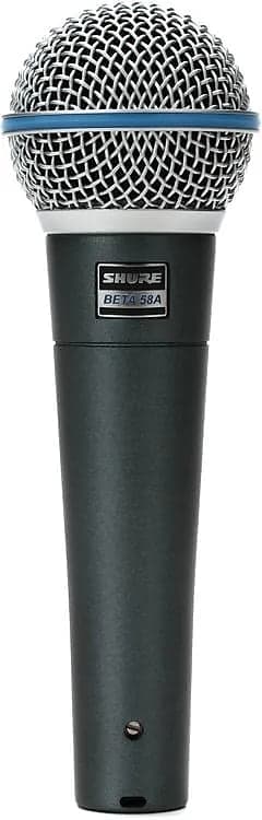 Вокальный микрофон Shure BETA58A shure beta 56a инструментальный динамический микрофон для малого барабана и томов суперкардиоидный