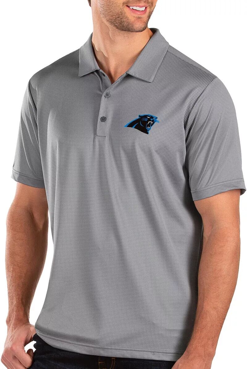 

Мужская футболка-поло Antigua Carolina Panthers Balance серая
