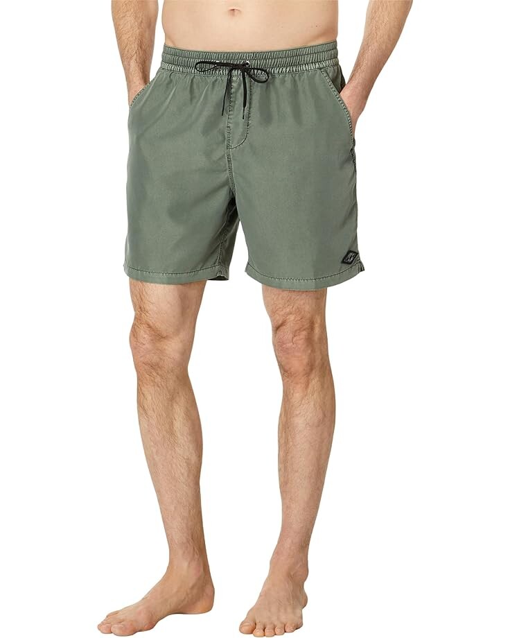 

Шорты для плавания Billabong All Day Overdye Layback 17", цвет Surplus