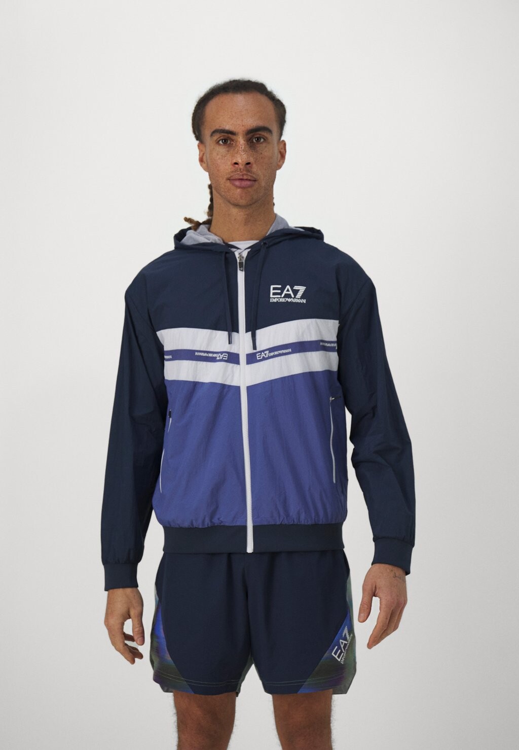 

Куртка для тренировок TENNIS CLUB HOODIE EA7 Emporio Armani, цвет navy blue