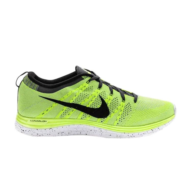 

Кроссовки Nike Flyknit Lunar1+ 'Volt', зеленый