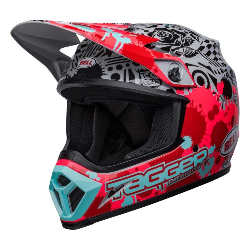 

Шлем для мотокросса Bell Moto MX-9 Mips Tagger Splatter, черный
