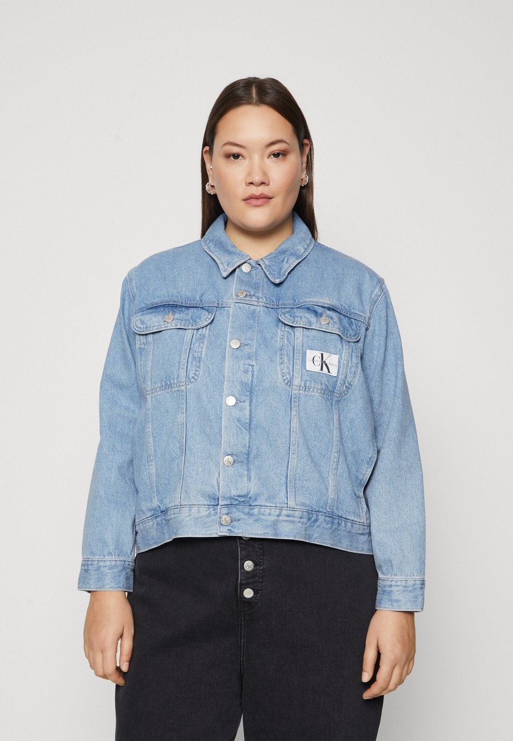 

Джинсовая куртка REGULAR 90'S JACKET Calvin Klein Jeans Plus, цвет denim light