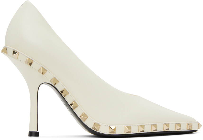 

Off-White туфли на каблуке Rockstud Valentino Garavani