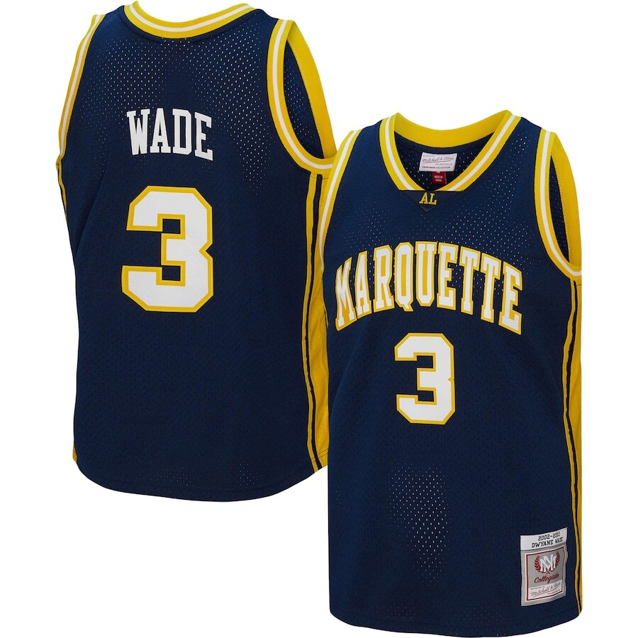 

Джерси Mitchell & Ness Marquette Golden Eagles, нави