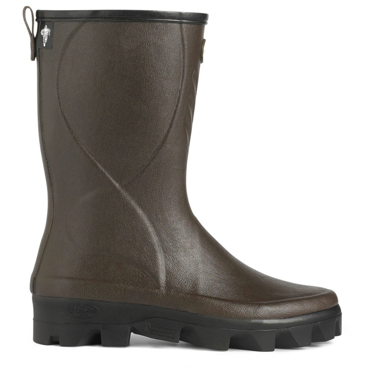 

Резиновые сапоги Le Chameau Cérès Jersey Lined Low Boot, цвет Marron Fonce