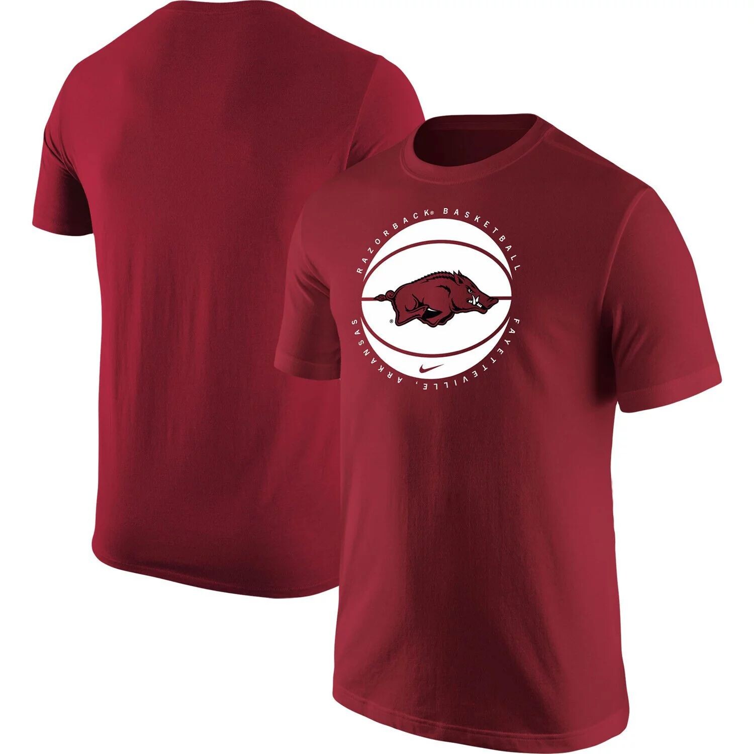 

Мужская футболка с логотипом Nike Cardinal Arkansas Razorbacks Basketball