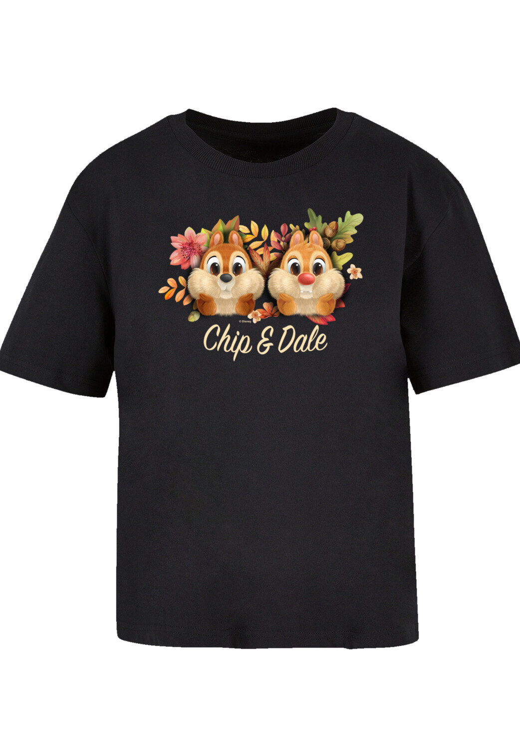 

Футболка F4NT4STIC Ladies Everyday Tee Disney Chip und Chap Duo, черный