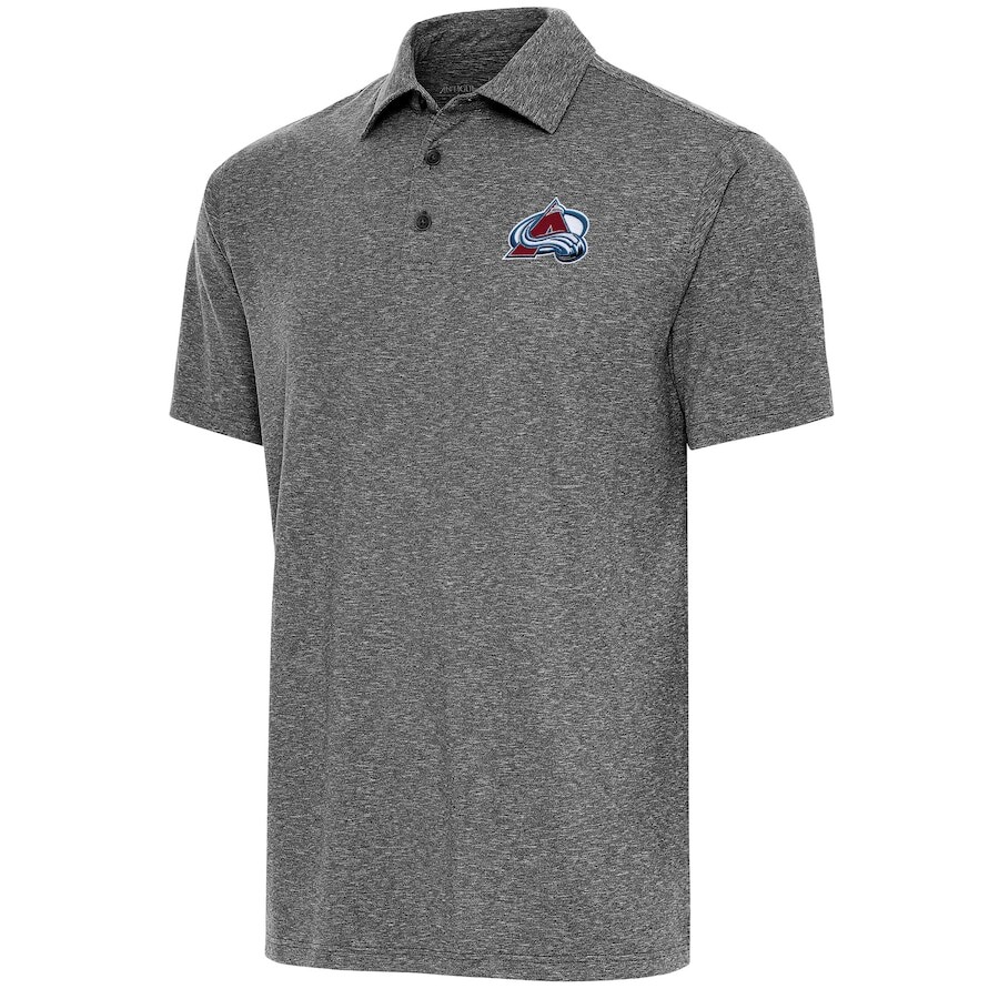 

Поло с коротким рукавом Antigua Colorado Avalanche, черный