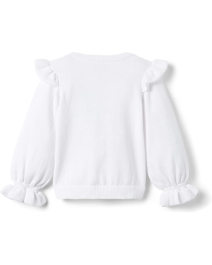 Свитер Janie and Jack Lemon Pullover Sweater, белый свитер janie and jack puff sleeve sweater зеленый