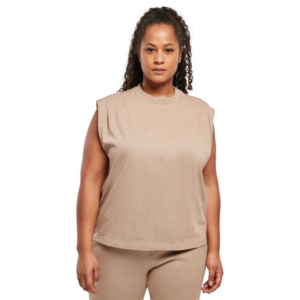 

Топ Urban Classics Organaic Heavy Pleated, коричневый