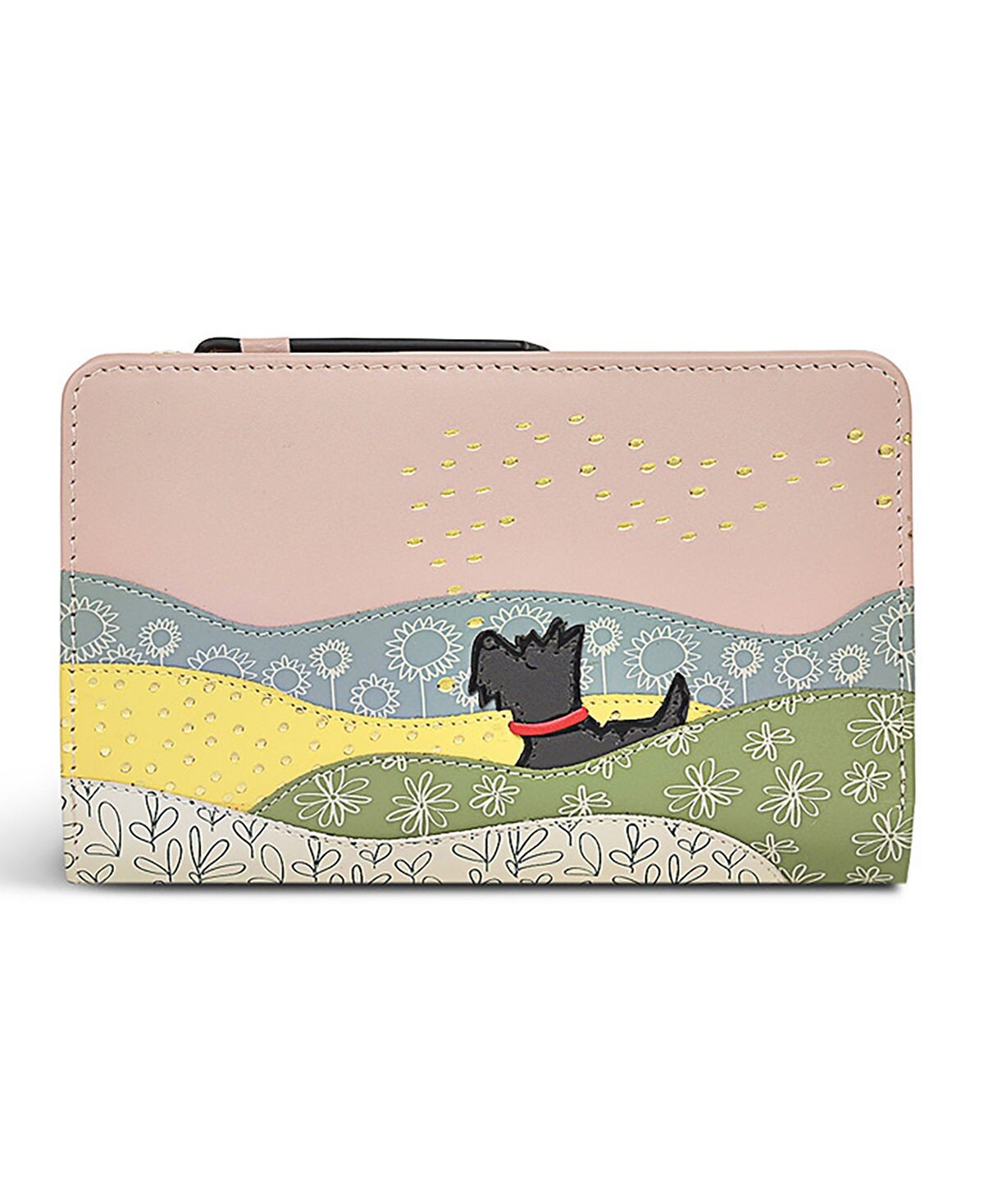 

Мини-кошелек двойного сложения Fields of Gold-Tone Radley London