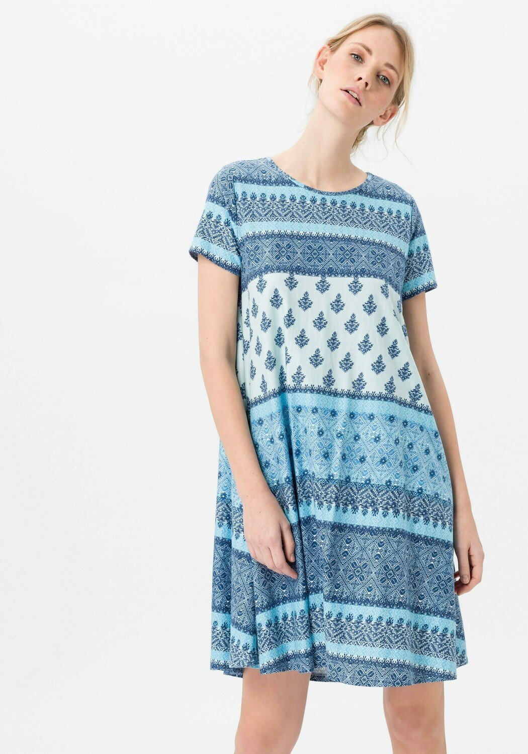 Платье Green Cotton Jersey Dress, цвет BLUE/MULTICOLOR