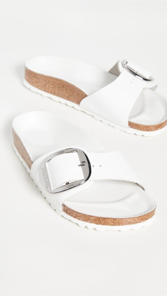 

Сандалии Birkenstock Madrid Big Buckle, белый