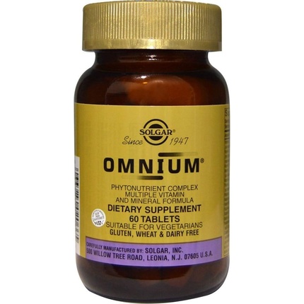 Omnium Phytonutrient Complex Комплекс витаминов и минералов, 60 таблеток, Solgar