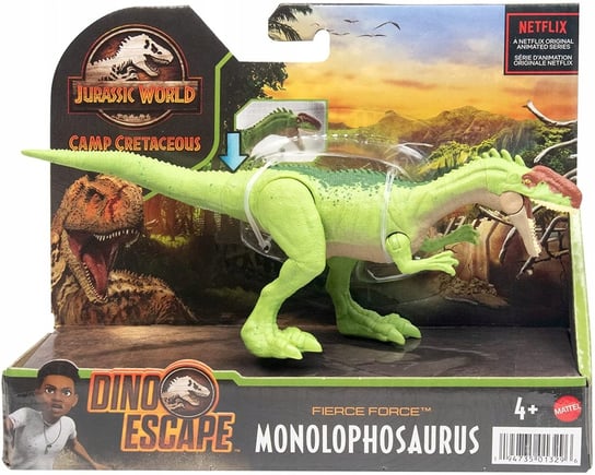 Мир юрского периода Динозавр Монолофозавр Hcl86 Mattel камуфляжный рюкзак jurassic world зеленый