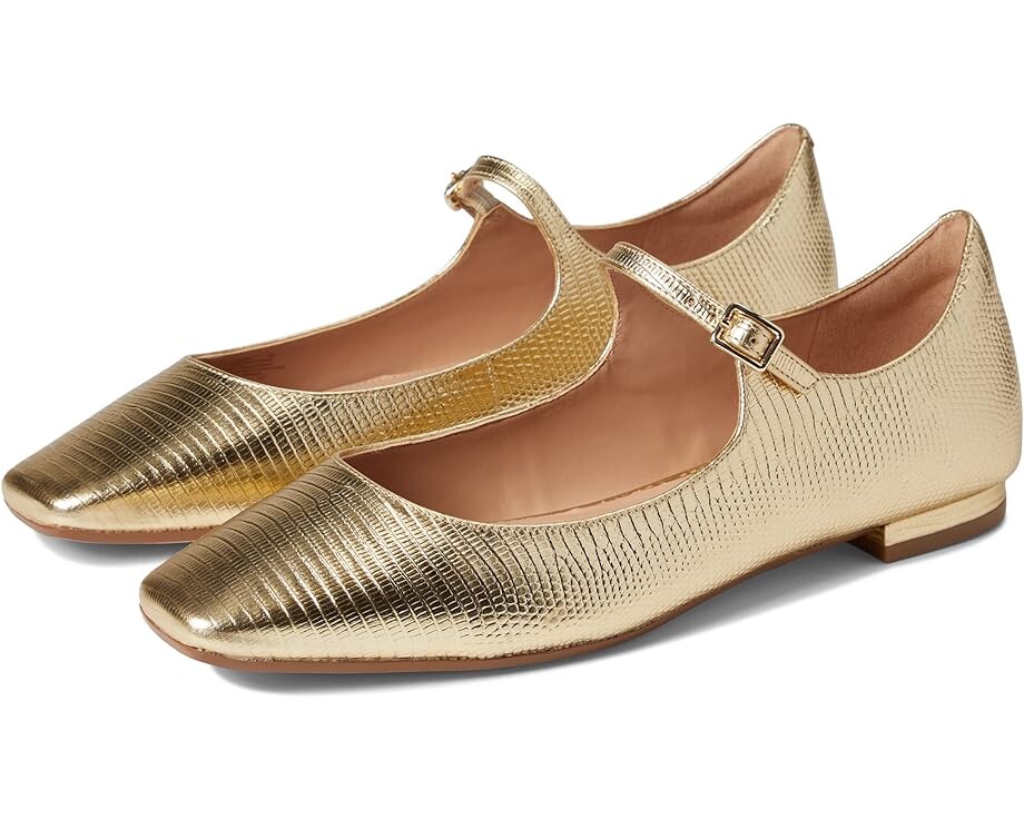 

Балетки Cole Haan Bridge Mary Jane Ballet, цвет Gold Lizard Print