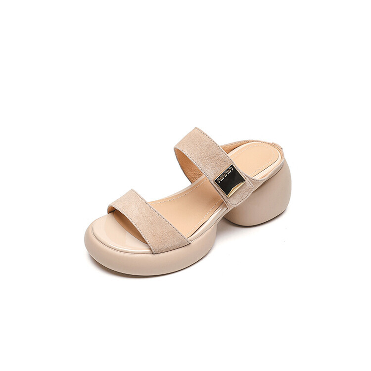

Шлепанцы и сланцы JIUXINGDAO Slide Slippers Women's, цвет Apricot