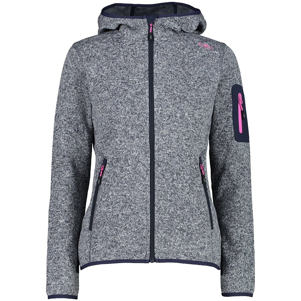 

Куртка CMP 3H19826 Hooded Fleece, серый