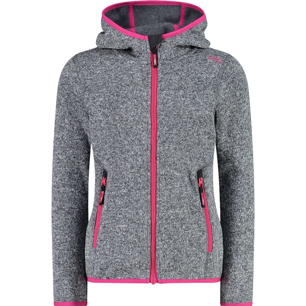 

Куртка CMP 3H19825 Hooded Fleece, серый