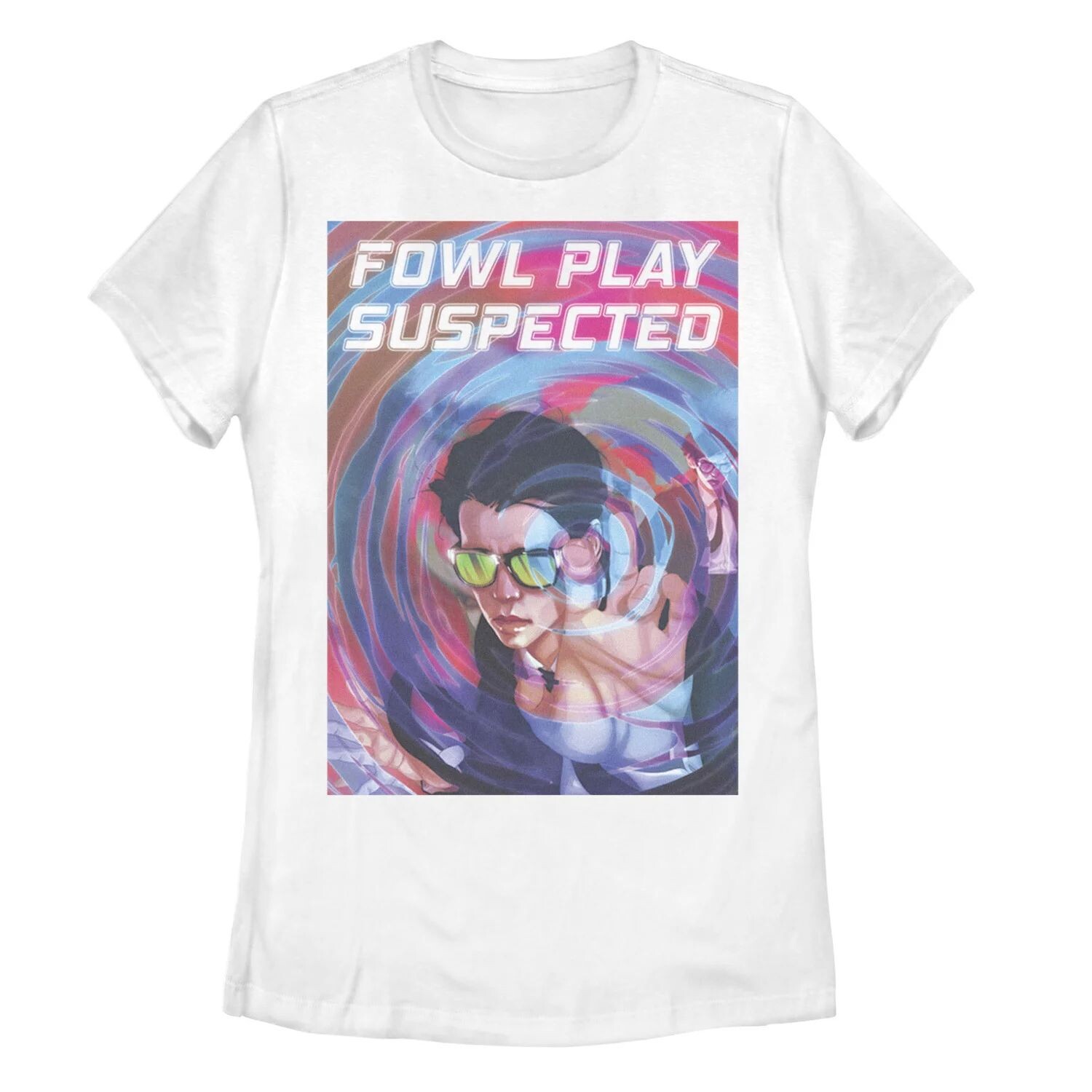 

Футболка Disney's Artemis Fowl Juniors с подозрением на игру Fowl Play Licensed Character