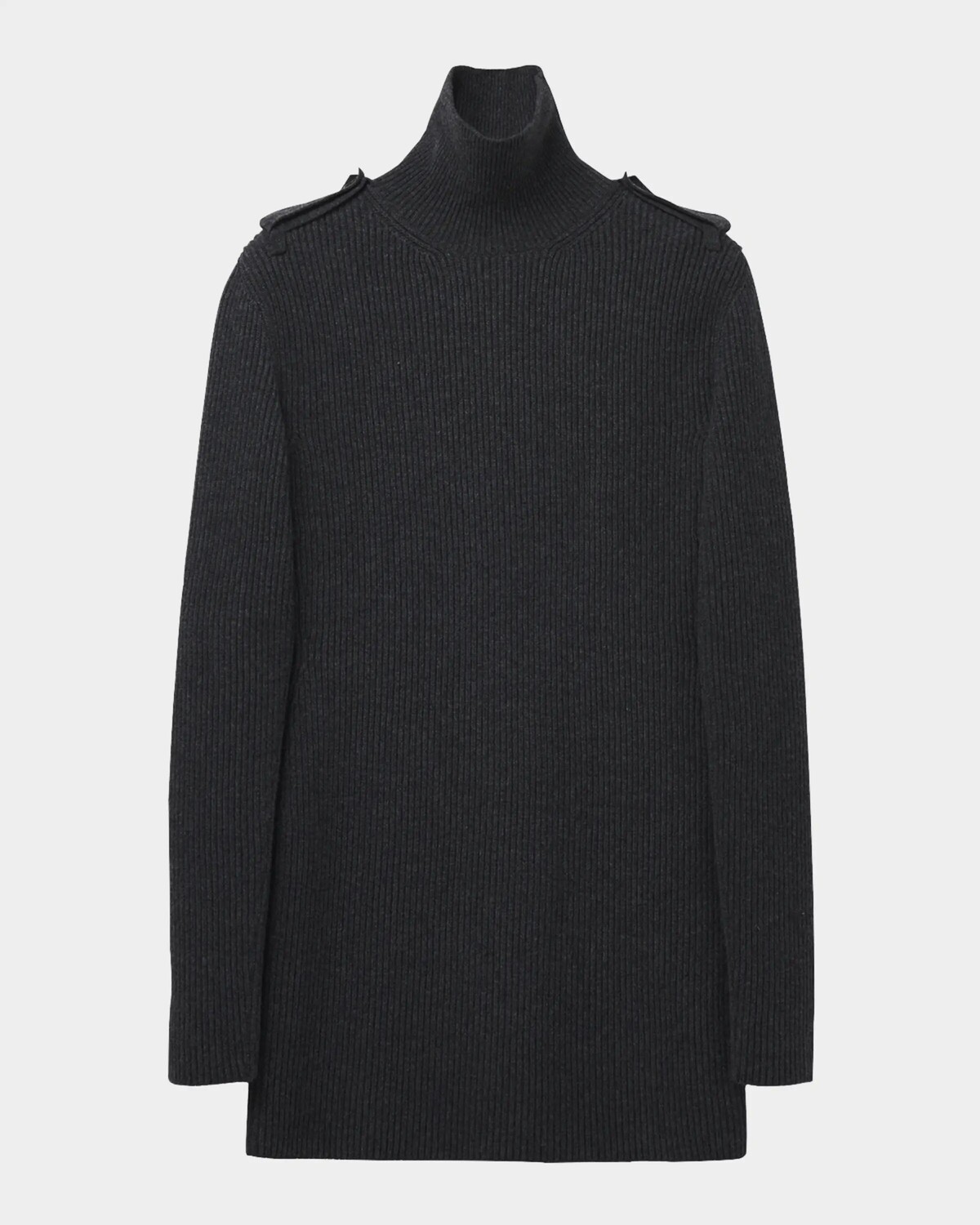

Мини-платье из шерсти и кашемира с высоким воротником Alexander Mcqueen, цвет Grey Multi
