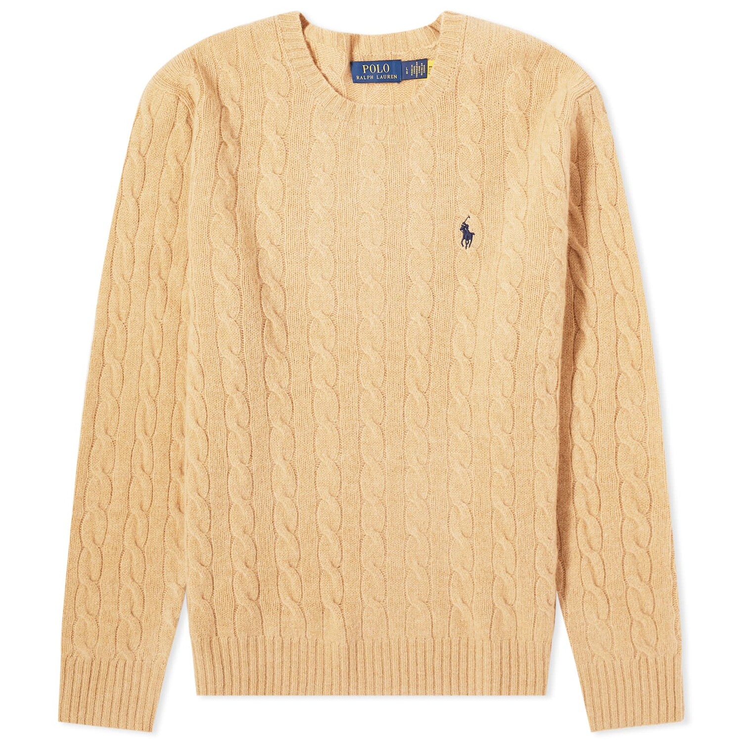 

Джемпер Polo Ralph Lauren Wool Cashmere, цвет Camel Melange
