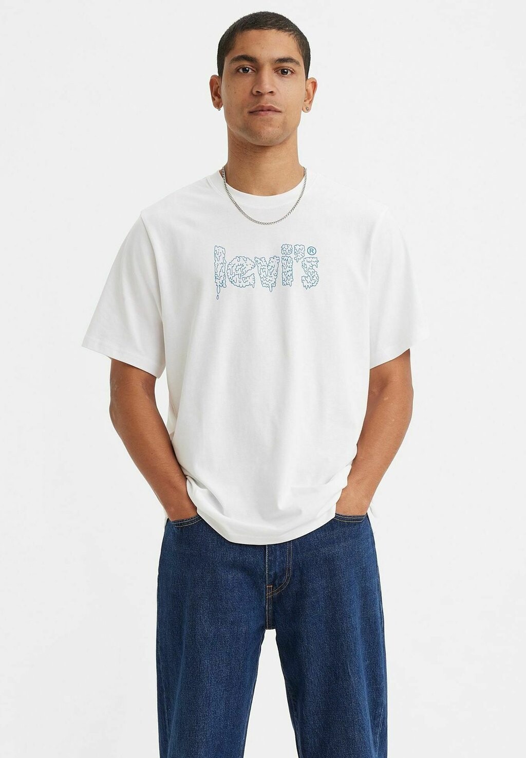 

Футболка с принтом Levi's, белый