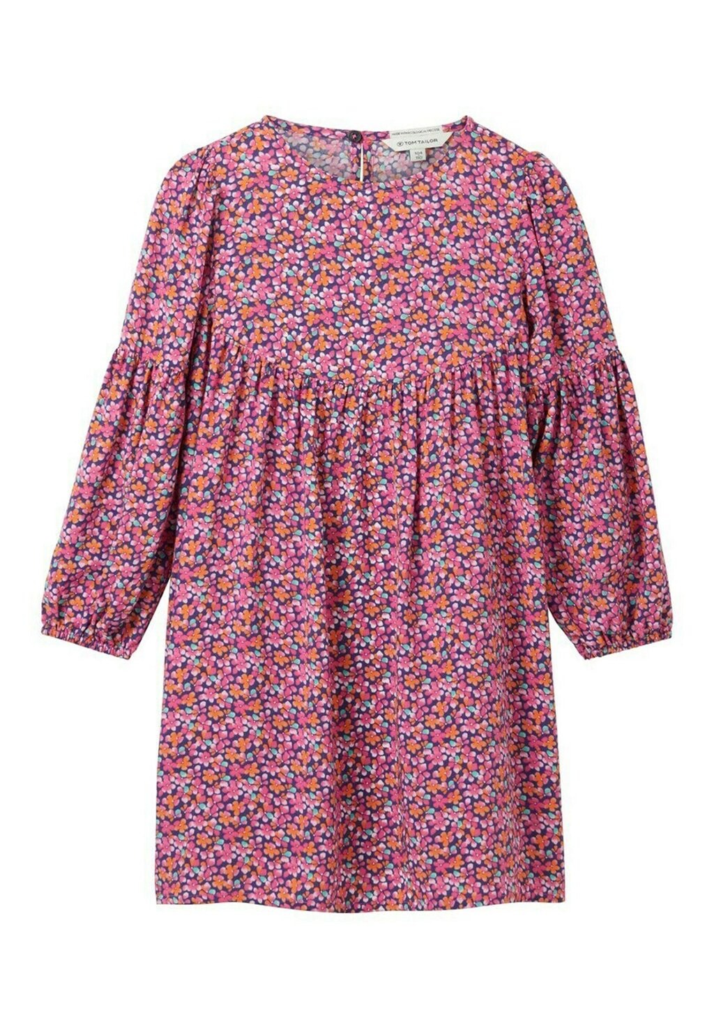 

Платье повседневное TOM TAILOR, цвет blue multicolor flower print