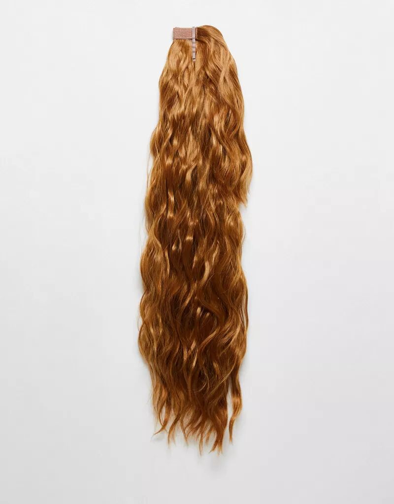 Lullabellz – Grande – Текстурированная волнистая челка с запахом – Наращивание волос 26 дюймов