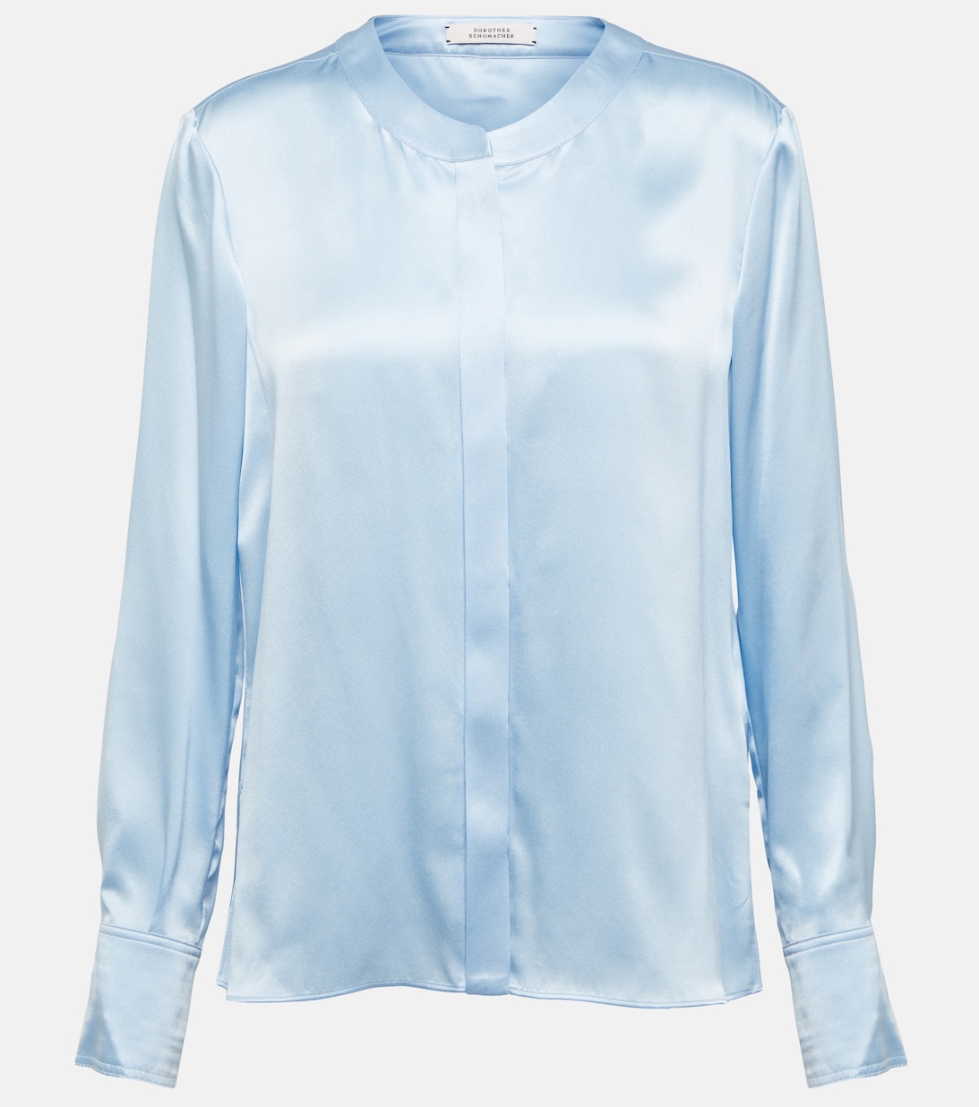 Шелковая блузка DOROTHEE SCHUMACHER, синий
