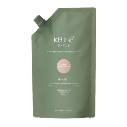 

So Pure Polish Refill увлажняющий шампунь для волос 1000 мл, Keune