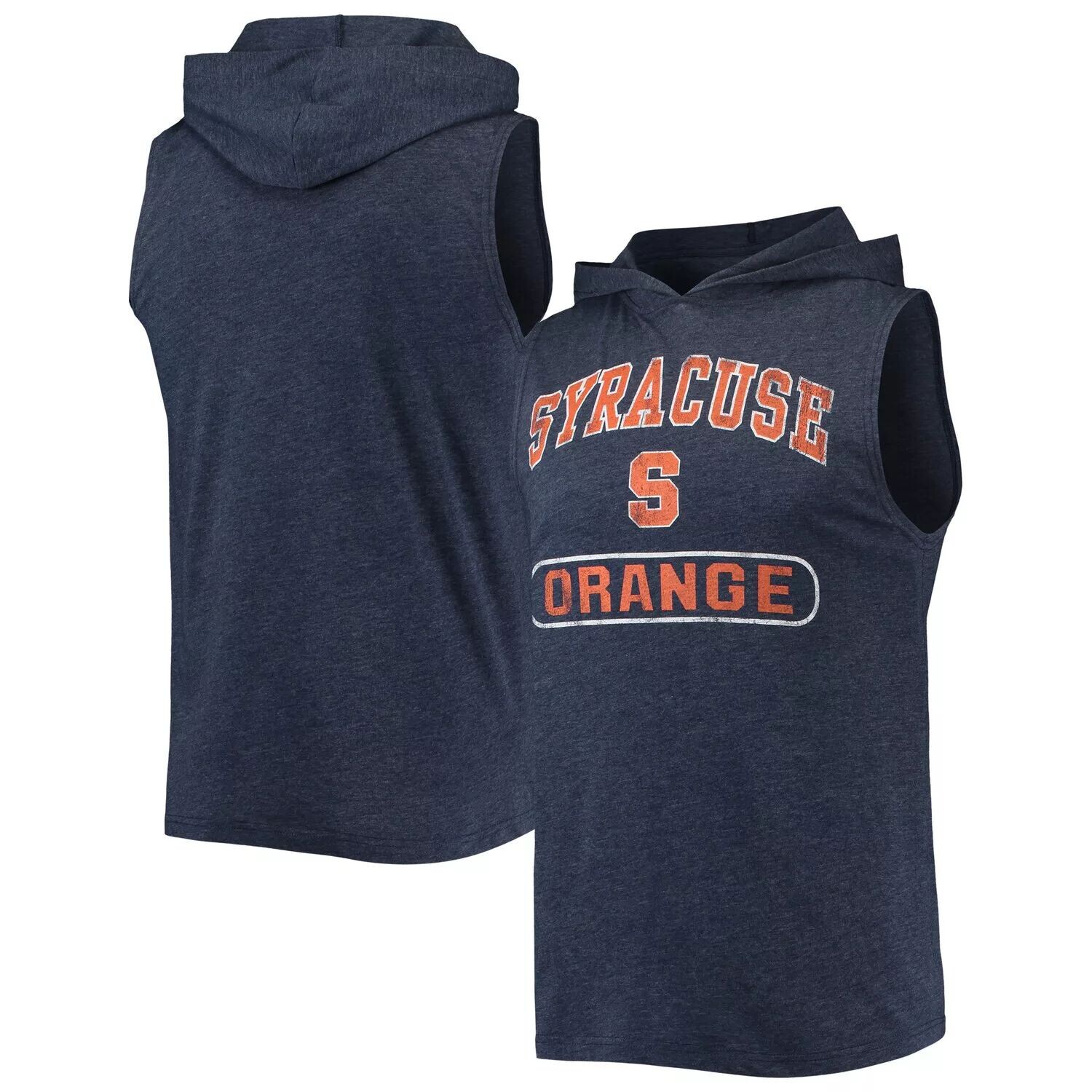 

Мужская майка с капюшоном Colosseum Navy Syracuse Orange Varsity Team