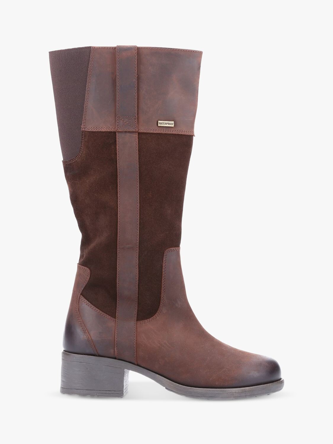 

Сапоги Hush Puppies Samara из кожи и замши, коричневые