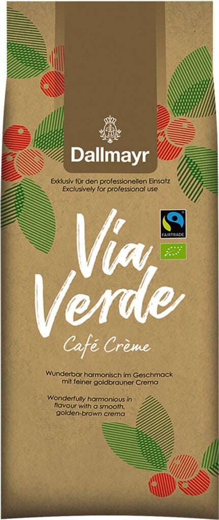 

Кофе Dallmayr в зернах Cafe Creme Via Verde 1кг