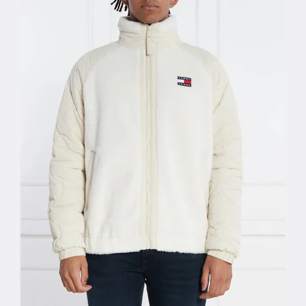 

Куртка из шерпы свободного кроя Tjm mix среднего кроя Tommy Hilfiger, белый